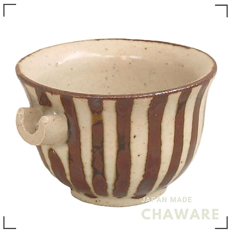 Seto-yaki Katakuchi Tokusa Sauce Pourer Bowl - Commercial Tableware, Soy Dispenser, Outlet, Japan