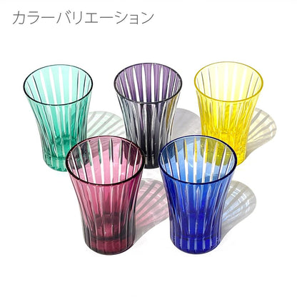 NEW TABLEAU Official Edo Kiriko Tumbler Red Gold TB5269R-20 Made in Japan Gift Box Birthday Gift
