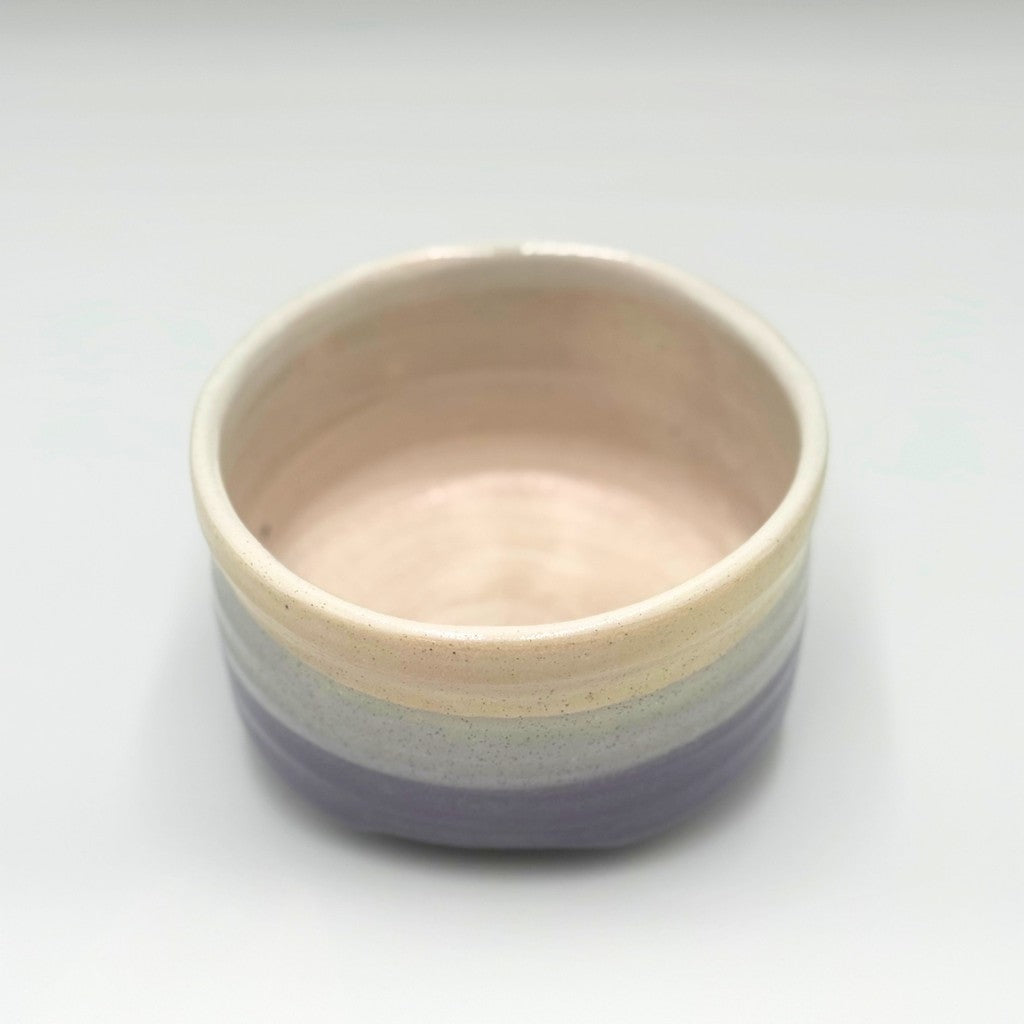 Matcha Bowl (Φ13×H8cm) Iridescent Purple, Traditional Japanese Ceramics, Mino Ware, Perfect for Tea Ceremony and Matcha Preparation, Made in Japan