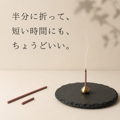 Japanese Low-Smoke Incense Sticks Aromatherapy Set - 5 Fragrances by Scent Voyage, Mild Burn