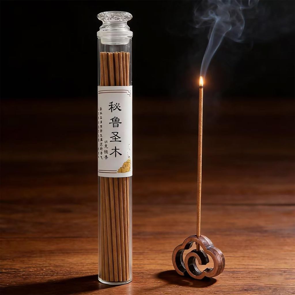 100% Natural Incense Sticks – Approx. 20 Sticks (5g) Sealed Jar with Holder for Smudging, Yoga, Meditation & Relaxation