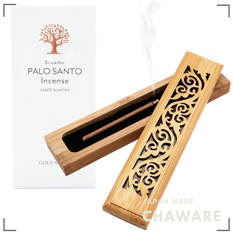 Palo Santo Incense Sticks 30-Pack with Incense Holder Set – 100% Natural Ecuadorian Purifying Smudging Incense, Assorted