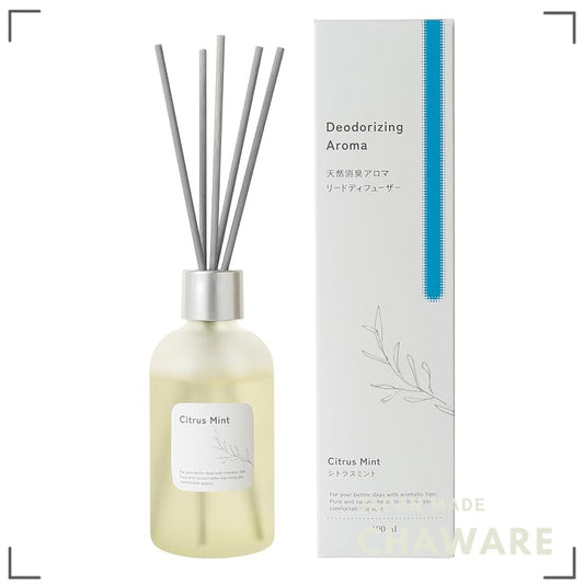 Tree of Life Natural Deodorizing Reed Diffuser Citrus Mint 100ml - Toilet Bathroom Air Freshener
