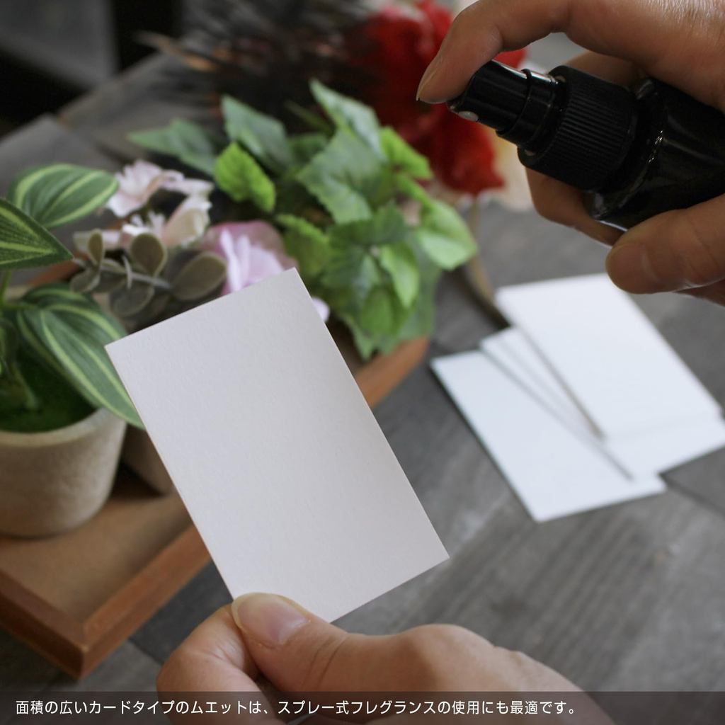 BAY Letterpress 54×80mm Muet Perfume Scent Strips – Fragrance Testing Cards, Assorted Designs & Pack Sizes