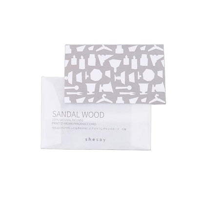 shesay Japanese Natural Incense Fragrance Message Card