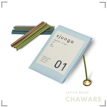 sjunga Natural Incense Sticks – Assorted Aromatic Scents from Kyoto, Japan (Short & Long)