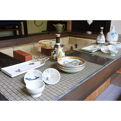 Tosa Odo-yaki Beku Cup (Hole) - Perforated Sake Guinomi, Harimaya Printed Traditional Ceramic