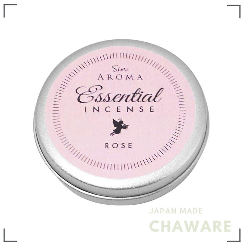 Japanese Washi Paper Essential Incense - Strong Rose & Geranium Aroma, 30 Uses, Made in Japan