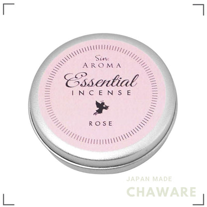 Japanese Washi Paper Essential Incense - Strong Rose & Geranium Aroma, 30 Uses, Made in Japan