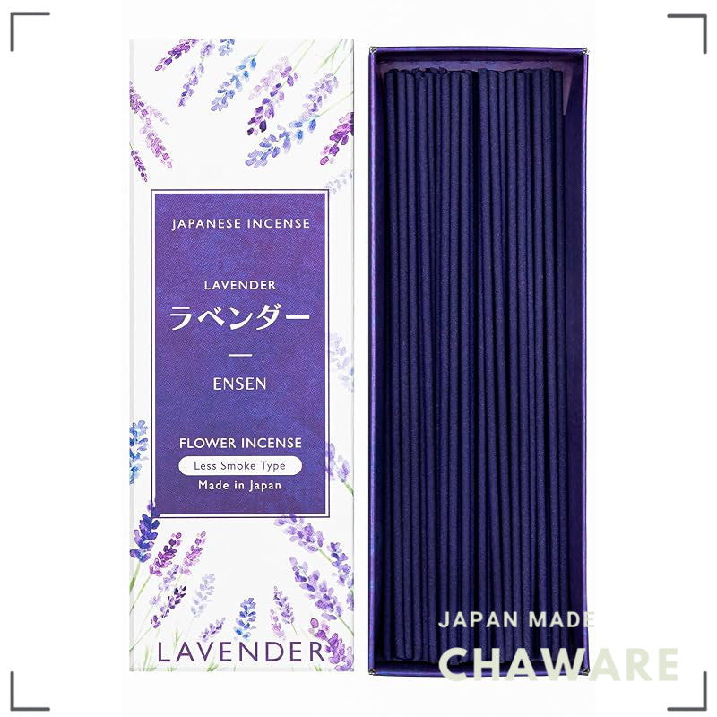 ENSEN Lavender Incense Sticks Japanese Floral Relaxing Aromatherapy 20g 13.5cm ~30min No Holder