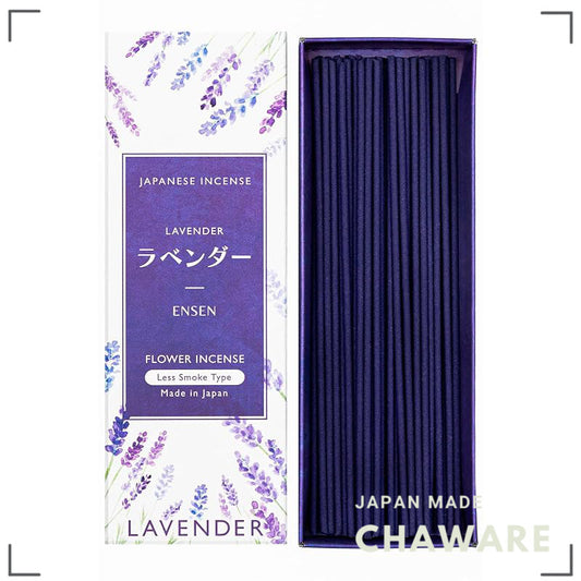 ENSEN Lavender Incense Sticks Japanese Floral Relaxing Aromatherapy 20g 13.5cm ~30min No Holder