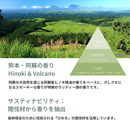 九州の手作り天然香 — サステナブルな植物由来のアロマ (屋久島、阿蘇、薩摩)