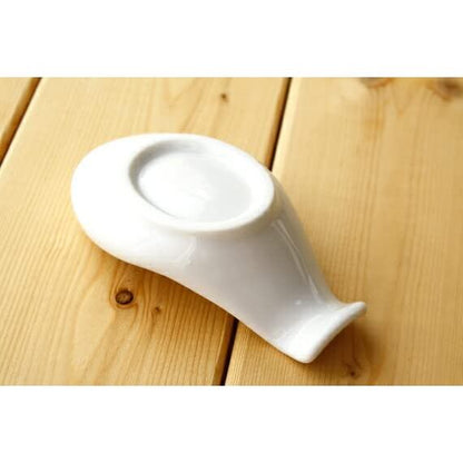 cerapockke Small Seto-yaki Ceramic Chinese Soup Spoon Rest - Made in Japan, Tableware Accent

(92 characters)