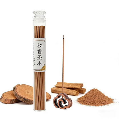 100% Natural Incense Sticks – Approx. 20 Sticks (5g) Sealed Jar with Holder for Smudging, Yoga, Meditation & Relaxation