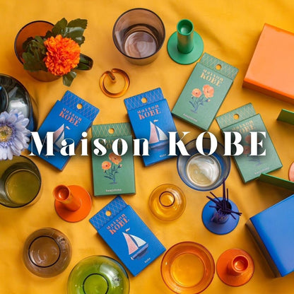 Maison KOBE Artisan Incense Sticks – French Perfume Ingredients × Awaji Island Craftsmanship, 30‑Pack, Made in Japan