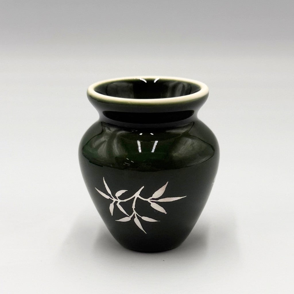 Ceramic Matcha Whisk and Whisk Holder Set (Green and Cherry Blossom)