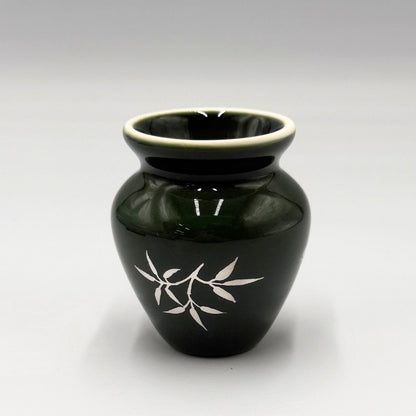 Ceramic Matcha Whisk and Whisk Holder Set (Green and Cherry Blossom)