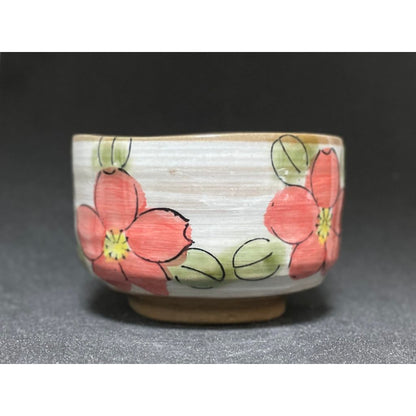 Sakura Matcha Bowl 11.8xH7.7cm Japanese Mino Ware Ceramic Tea Ceremony Chawan Made in Japan