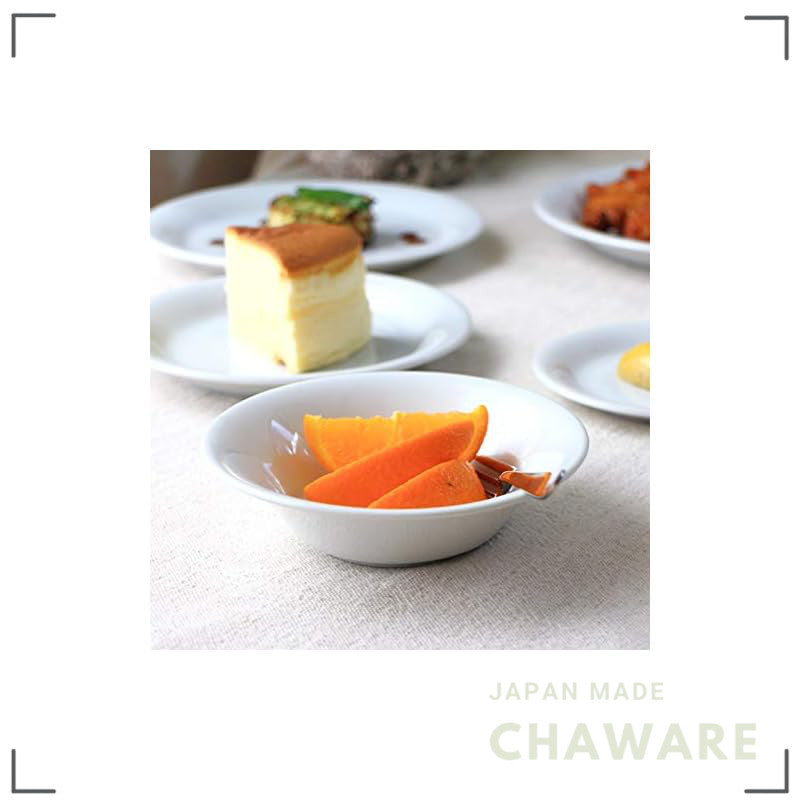 Cerapockke Karuna 14cm (5.5") Fruit Bowl - Japanese Mino-yaki Ceramic Porcelain Tableware, Cute