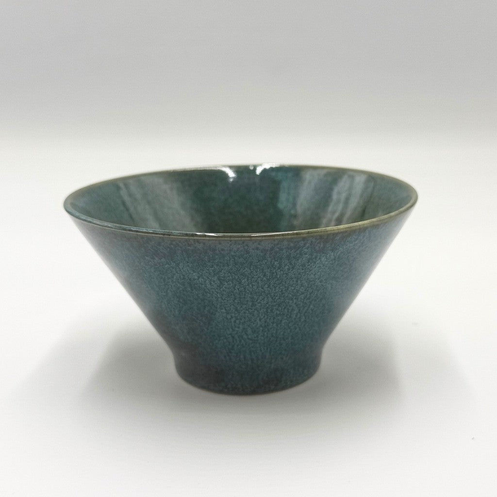 aito Seisakusho "Natural Color" 13×7 cm Mino Ware Large Rice & Salad Bowl - Microwave & Dishwasher Safe, Made in Japan