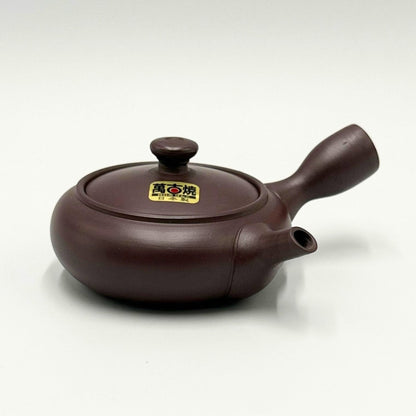 Yokkaichi Banko Ware Teapot e232 Mini Purple Clay With Strap Mesh 1 Person Use 180ml Made in Japan