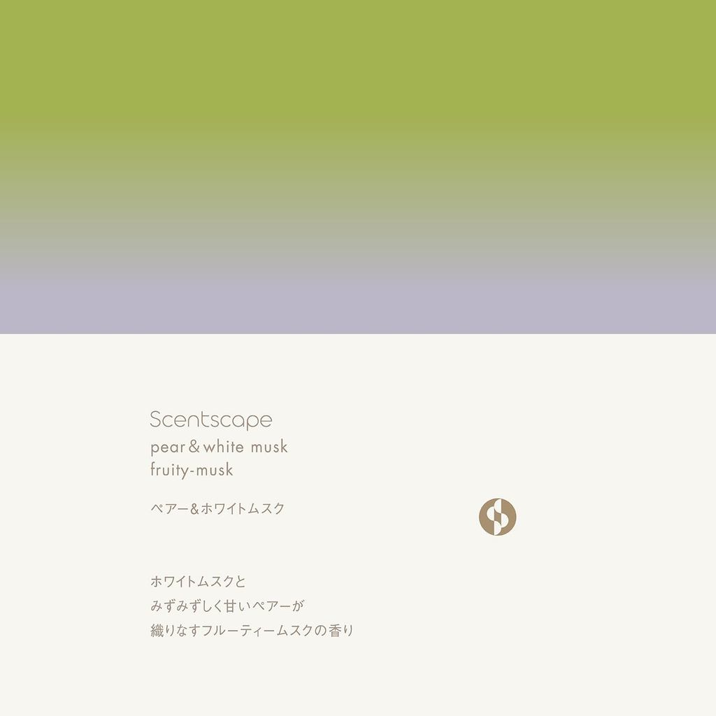 Scentscape Incense Sticks Pear & White Musk 30 Sticks - Nippon Kodo Japan, Made in Japan 38220