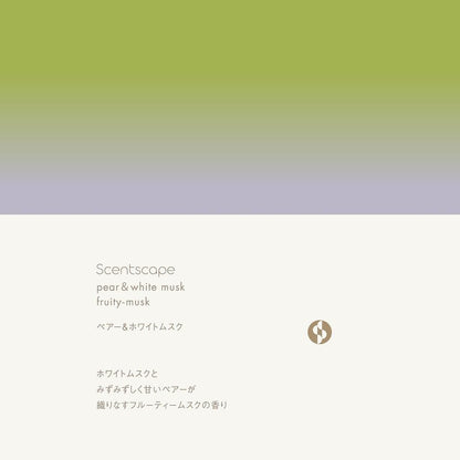 Scentscape Incense Sticks Pear & White Musk 30 Sticks - Nippon Kodo Japan, Made in Japan 38220