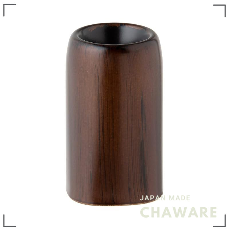 Sunmany Yamanaka Lacquer Compact Incense Holder for Butsudan - Japanese Woodgrain Stand 3x5cm