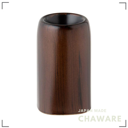 Sunmany Yamanaka Lacquer Compact Incense Holder for Butsudan - Japanese Woodgrain Stand 3x5cm
