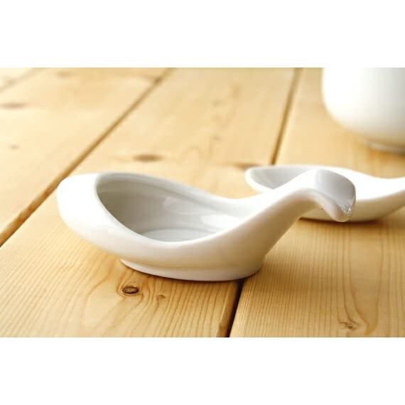 cerapockke Small Seto-yaki Ceramic Chinese Soup Spoon Rest - Made in Japan, Tableware Accent

(92 characters)