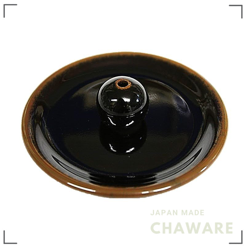 9cm Mino-yaki Ceramic Incense Dish - Made in Japan Incense Holder (ACS WEB SHOP)