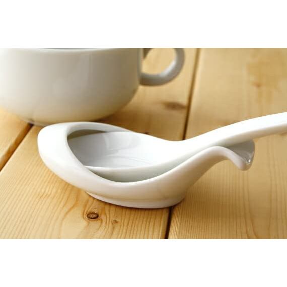 cerapockke Small Seto-yaki Ceramic Chinese Soup Spoon Rest - Made in Japan, Tableware Accent

(92 characters)