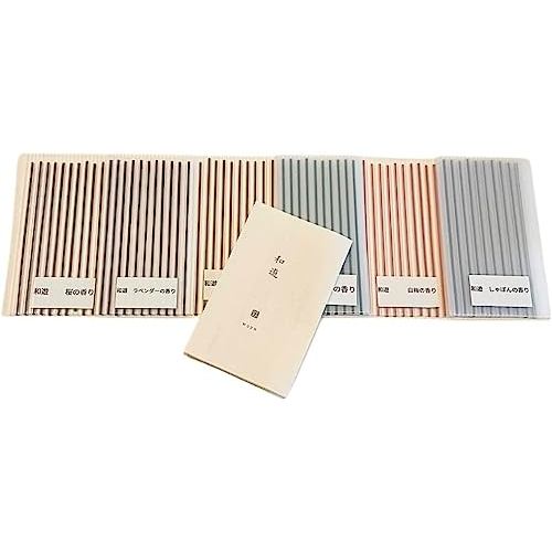 60pcs Incense Sticks Trial Set with Hand Soap - 6 Assorted Aromatherapy Scents, Incense Gift Set