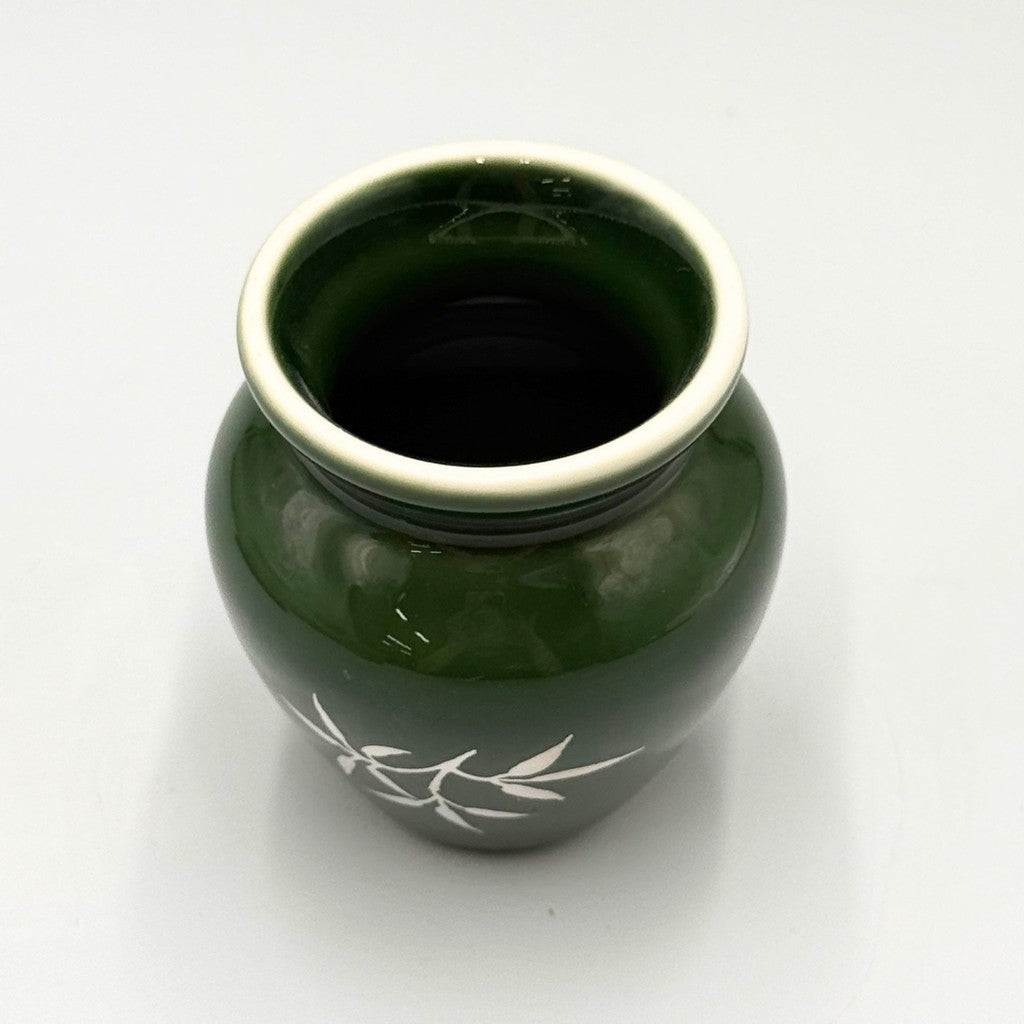 Ceramic Matcha Whisk and Whisk Holder Set (Green and Cherry Blossom)