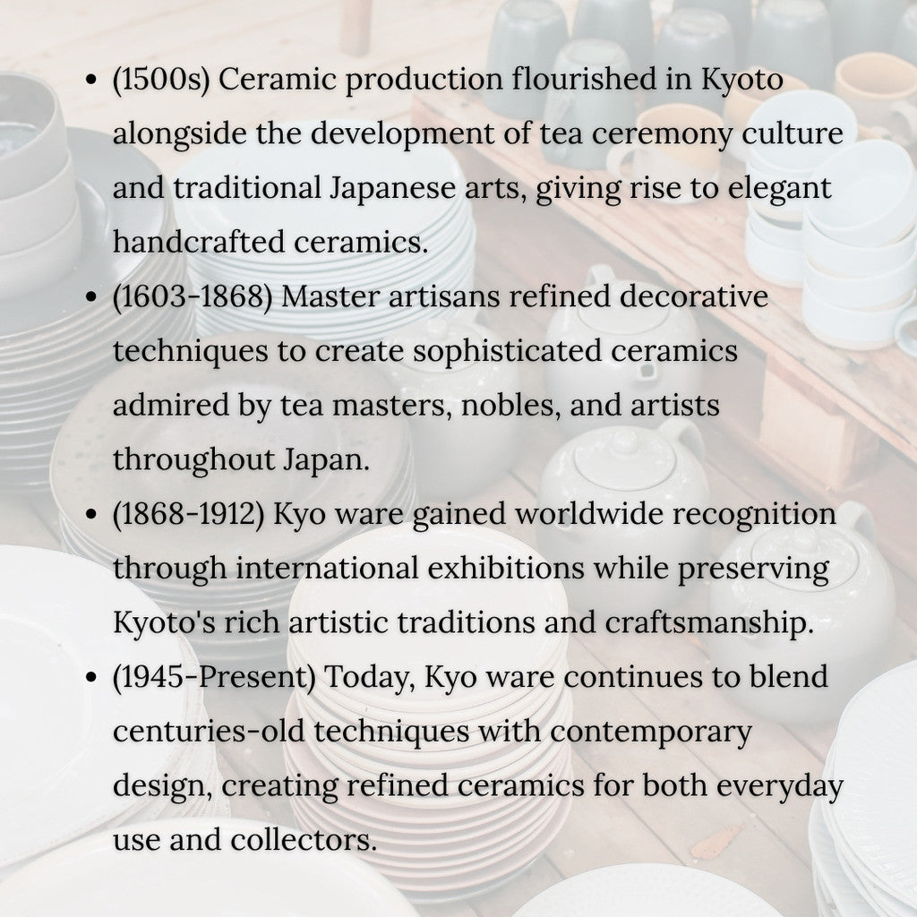 Kyo-yaki Kiyomizu-yaki Ninsei Bamboo Matcha Bowl Japanese Tea Ceremony Chawan Made in Japan