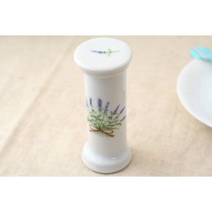 cerapockke Ceramic 3-Minute Lavender Hourglass Tea Timer - Seto-Yaki Japan-Made Floral Souvenir