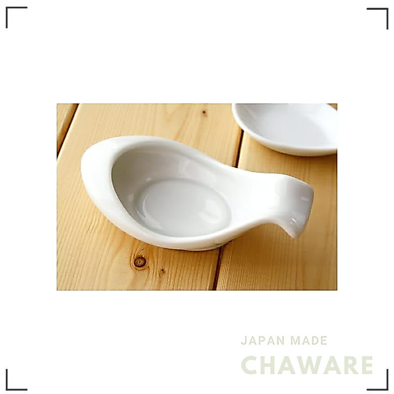 cerapockke Small Seto-yaki Ceramic Chinese Soup Spoon Rest - Made in Japan, Tableware Accent

(92 characters)