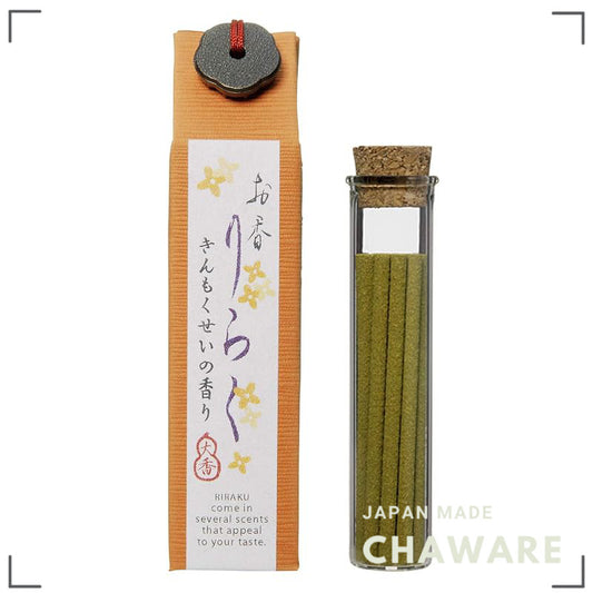 Aromatic Japanese Relaxing Incense Sticks – 15-Pack (Osmanthus, Hinoki, Yuzu, Agarwood, Sandalwood)