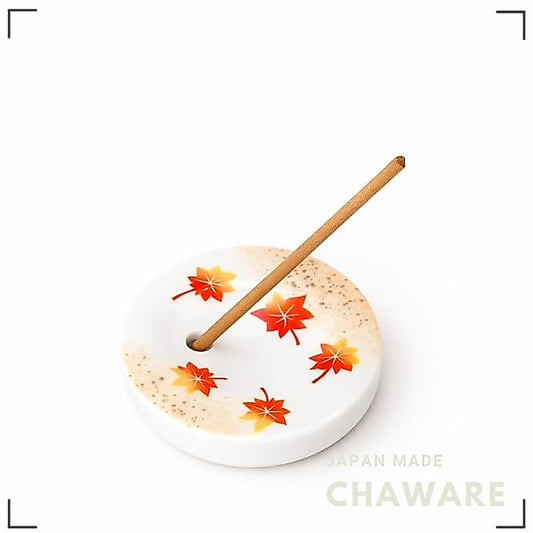 Kousaido HANGA Incense Holder — Japanese Woodblock Motif Incense Dish for Modern Interiors, Made in Japan