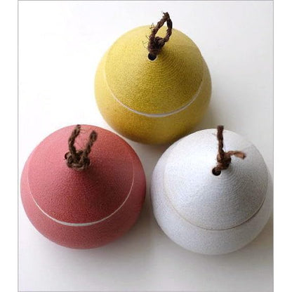 Small Seto-Yaki Ceramic Incense Burner with Lid — Cute Japanese Pottery Home Decor & Gift