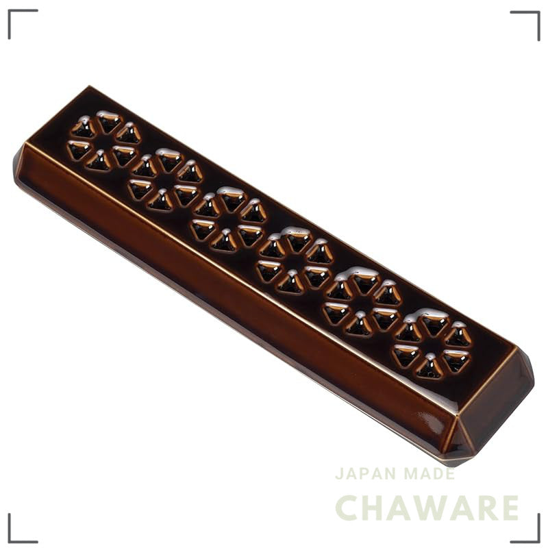 Sunmany Arita Porcelain Incense Tray Holder - Made in Japan Compact Incense Plate for Buddhist Altar