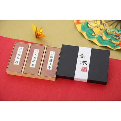 Baikundo Bikun Hojun Incense Sticks - Sandalwood & Agarwood, Awaji-made Lotus Noshi Gift