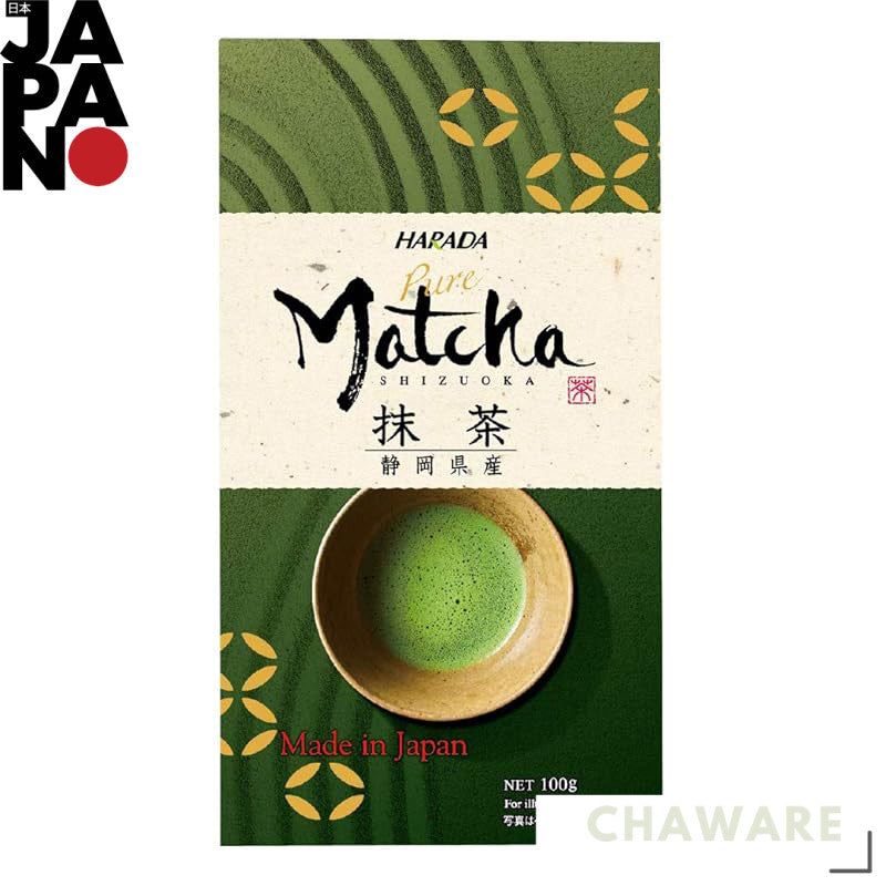 Harada Tea Sales - 100g Premium Matcha Powder from Shizuoka Prefecture, Japan - Authentic and High-Quality Green Tea for