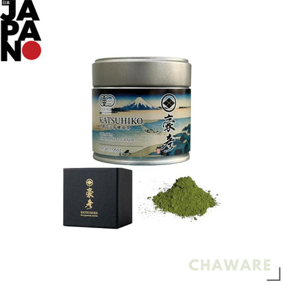 KATSUHIKO Premium Organic Uji Matcha 30g - 100% Kyoto Origin, Ceremony Grade, JAS Certified, Additive-Free, Pesticide-Fr