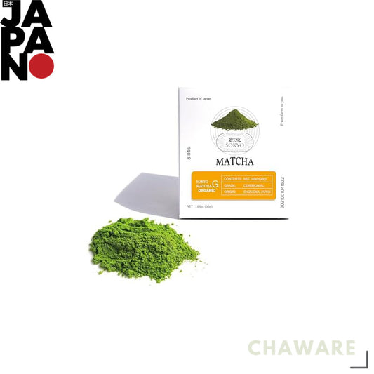 Sōkyō Organic Ceremonial Matcha Powder - Premium Grade First Flush Tea for Traditional Tea Ceremony and Lattes (30g / 1.