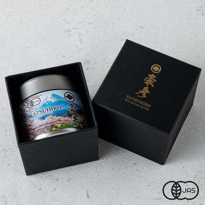 KATSUHIKO Organic Uji Matcha 30g - Premium Ceremony Grade Single Origin, Rare, JAS Certified, Kagoshima. Traditional Japanese tea, additive-free, pesticide-free, perfect for gifts and tea ceremonies. Established in 1800 in Kyoto.