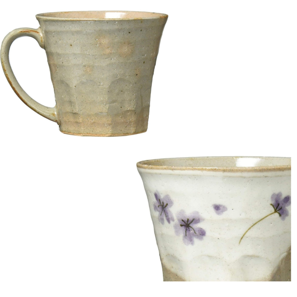 Mino Ware Floral Design Mug Collection