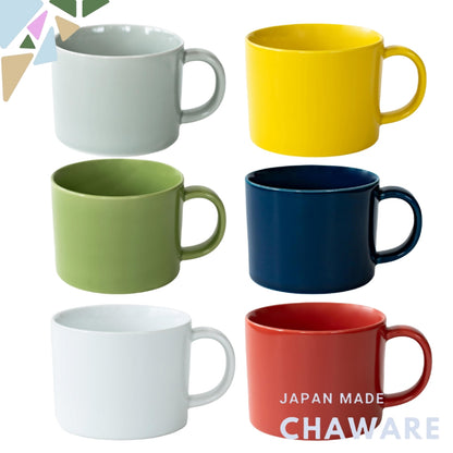 Nishikai Pottery Hasami Ware Common Soup Cup - 380ml, Microwave and Dishwasher Safe, Various Colors