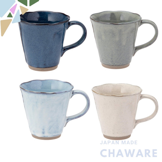 "Mino Ware Men's Traditional Twisted Pattern Mug"