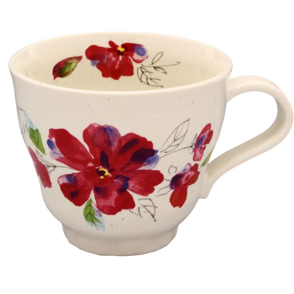 Mino Ware Floral Design Mug Collection